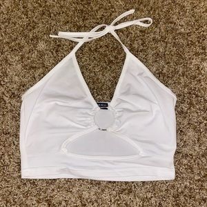 White Crop Top